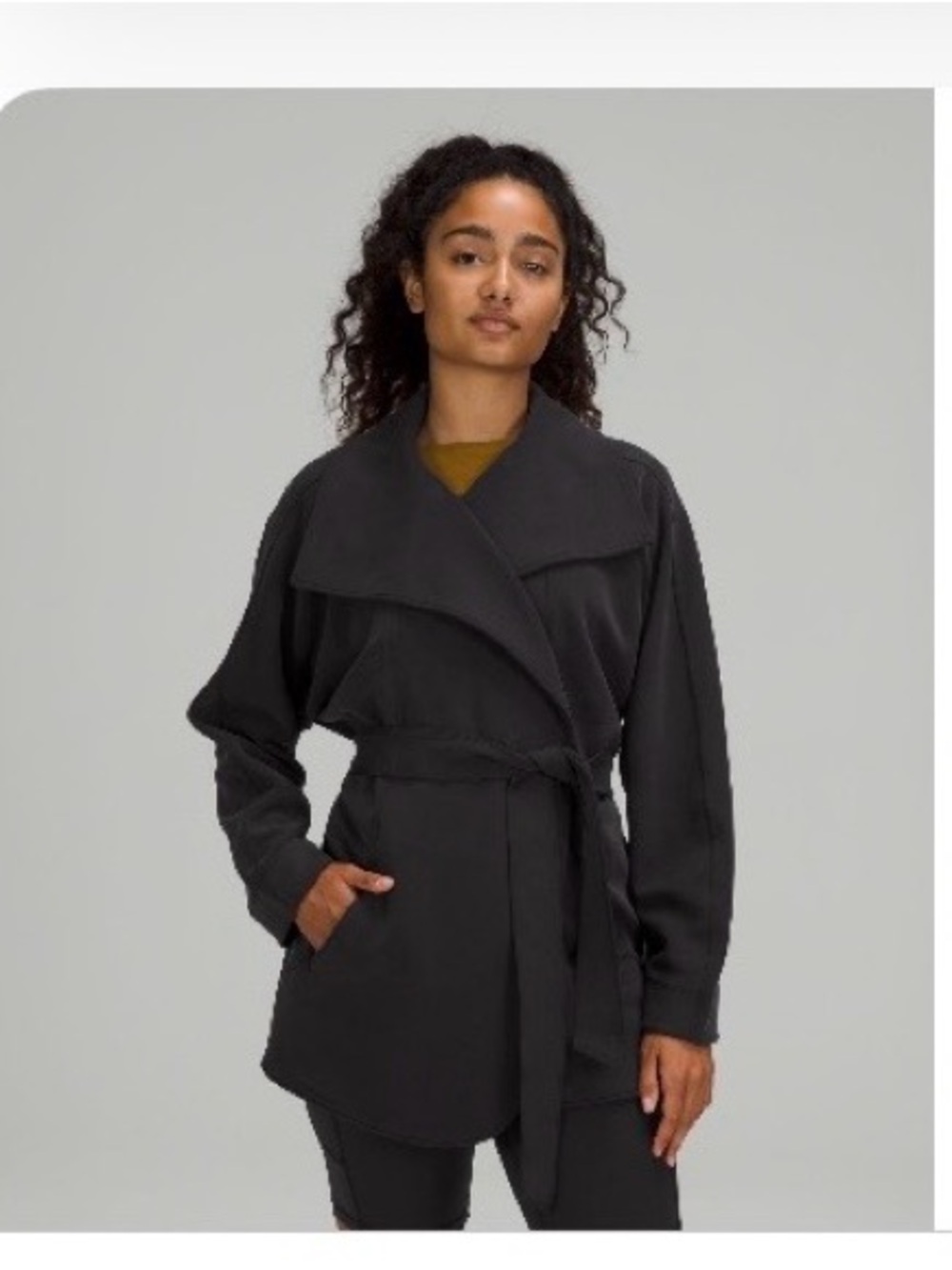Lululemon Softstreme Belted Wrap